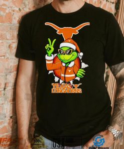 Cool Grinch Texas Longhorns Christmas shirt