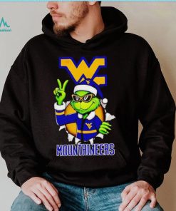 Cool Grinch West Virginia Mountaineers Christmas shirt