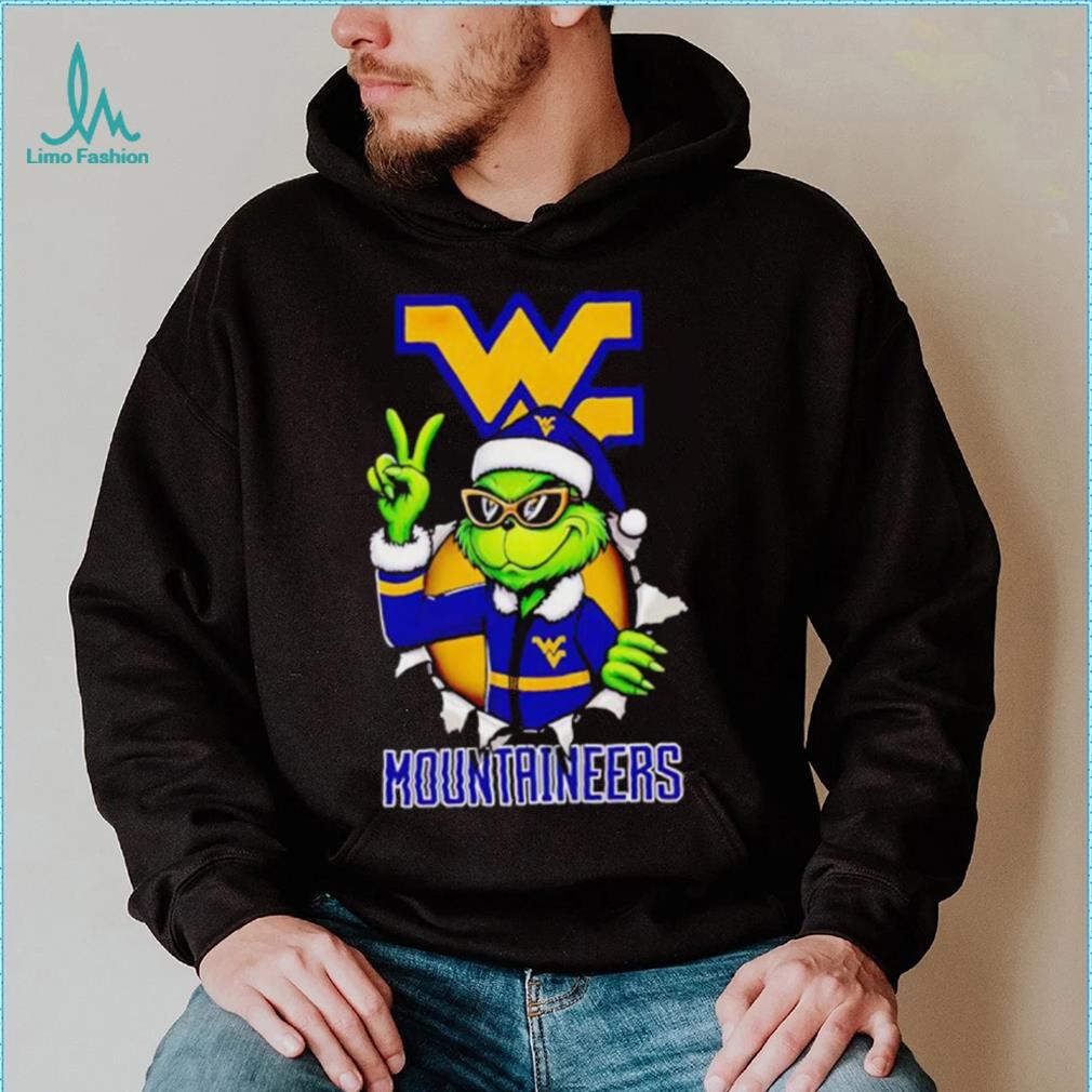 Cool Grinch West Virginia Mountaineers Christmas shirt Cool Grinch West Virginia Mountaineers Christmas shirt