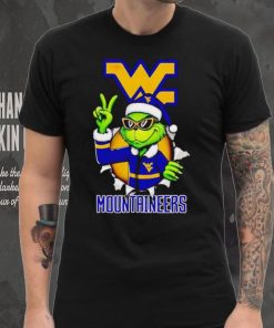Cool Grinch West Virginia Mountaineers Christmas shirt