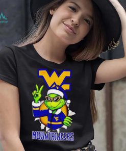 Cool Grinch West Virginia Mountaineers Christmas shirt