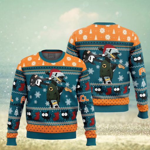 Cool Guitar Canti Fooly Cooly FLCL Ugly Christmas Sweater