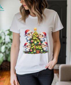 Cool Kawaii Sheep Christmas Tree T Shirt