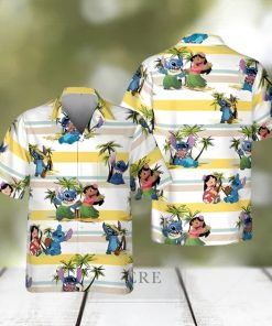 Cool Lilo And Stitch Hawaiian Shirt Island Pattern Gift For Disney Lovers