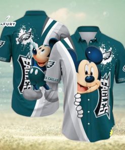 Cool Mickey Mouse Disney NFL Philadelphia Eagles NFL Hawaiian Shirt