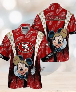 Cool Mickey Mouse NFL San Francisco 49ers NFL Hawaiian Shirt