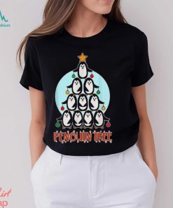 Cool Penguin Christmas Tree For Men Women Penguin Tree T Shirts Sweatshirt