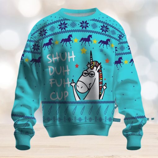 Cool Unicorn Ugly Christmas Sweater