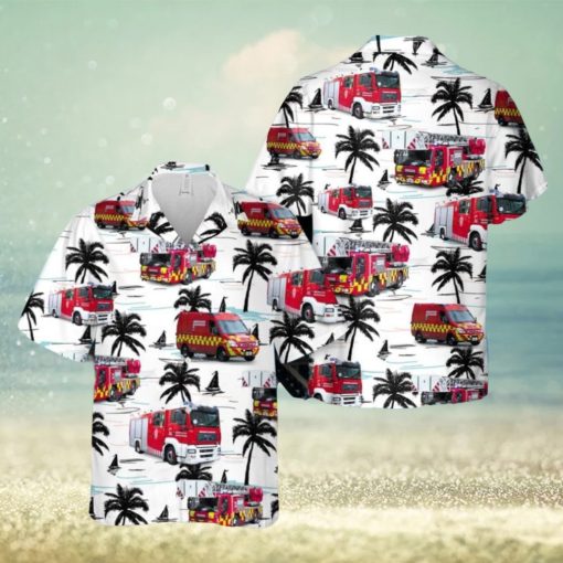 Copenhagen Fire Department 3D Hawaiian Shirt Summer Holiday Gift For Men And Women