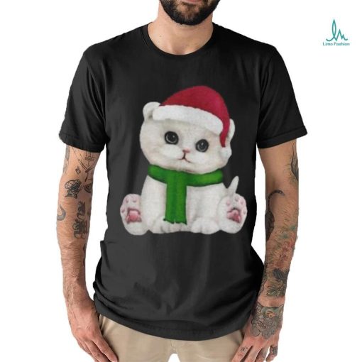 Copie de Copie de Copie de Copie de christmas black christmas cat merry christmas merry christmas cat lover gift T shirt