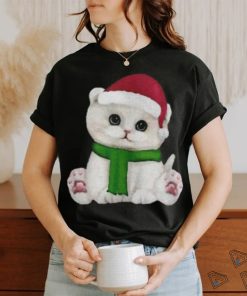 Copie de Copie de Copie de Copie de christmas black christmas cat merry christmas merry christmas cat lover gift T shirt