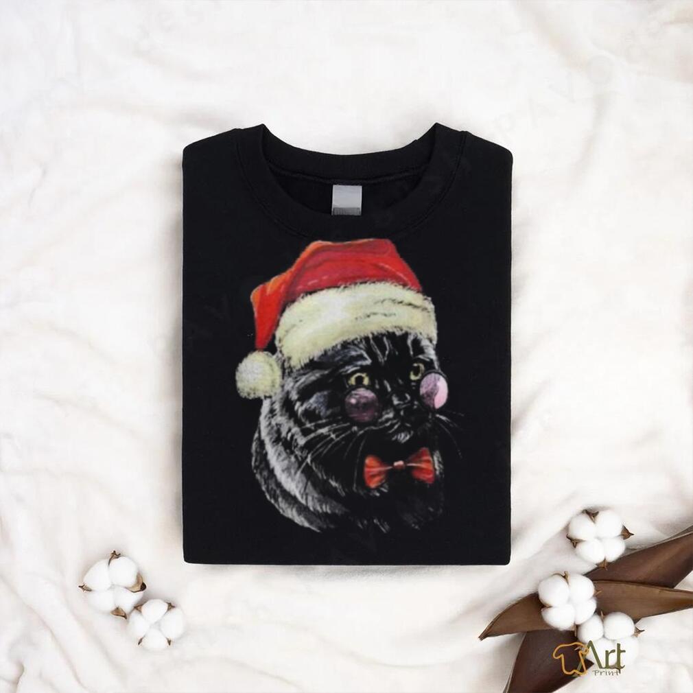Copie de Copie de christmas black christmas cat merry christmas merry christmas cat lover gift T shirt Copie de Copie de christmas black christmas cat merry christmas merry christmas cat lover gift T shirt