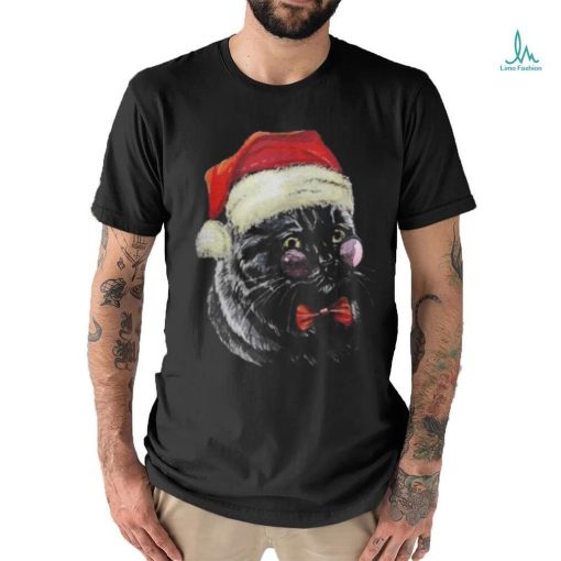 Copie de Copie de christmas black christmas cat merry christmas merry christmas cat lover gift T shirt