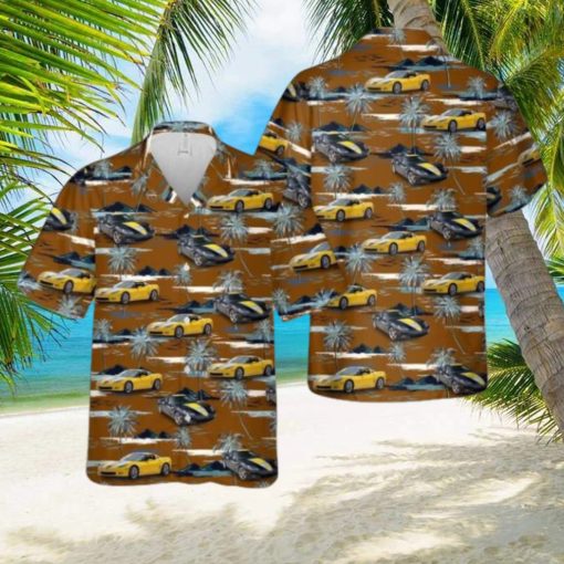 Corvette Z06 GT1 Championship Edition (2009) Aloha Short Sleeve 3D Printed Hawaiian Shirt For Men And Women