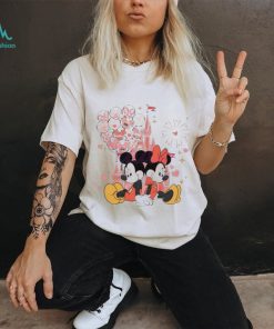Couple mickey minnie mouse love balloons 2024 shirt
