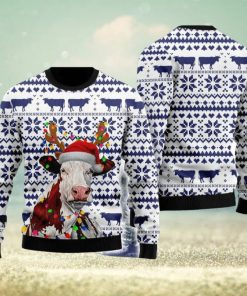 Cow Ugly Christmas Sweater Funny Christmas Cow Ugly Sweatshirt Farm Lover Gift Christmas Sweatshirt Christmas Gift