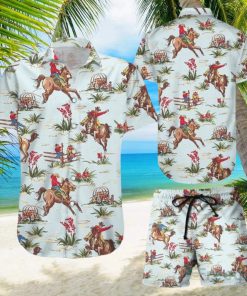 Cowboy Hawaiian Shirt & Short For Men And Women ACo