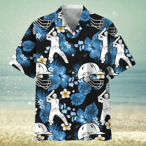 Cricket Floral Trendy Hawaiian Shirt, Trendy Hawaiian Shirt