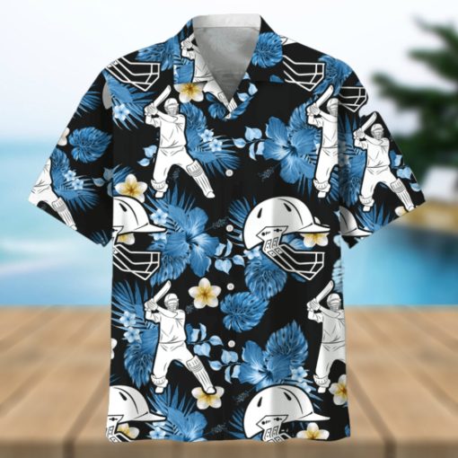 Cricket Floral Trendy Hawaiian Shirt, Trendy Hawaiian Shirt