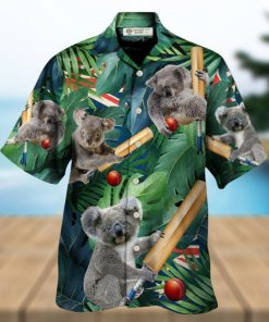 Cricket Koala Funny Lover Cricket And Koala Hawaiian Shirt