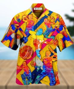 Cricket Life Is Better With Cricket In Blue Hawaiian Shirt