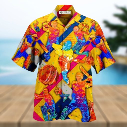 Cricket Life Is Better With Cricket In Blue Hawaiian Shirt