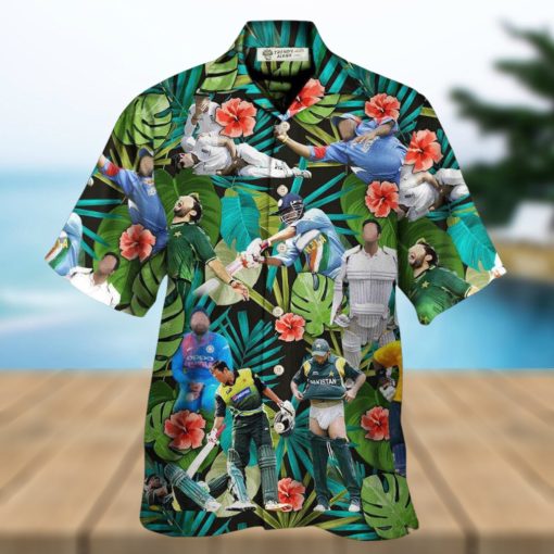 Cricket Sport Funny Play Amazing Tropical Art Hawaiian Shirt