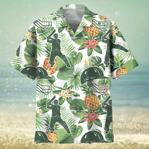 Cricket Tropical Pineapple Trendy Hawaiian Shirt