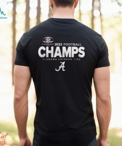 Crimson Alabama Crimson Tide 2023 SEC Football Conference Champions Locker Room Shirt