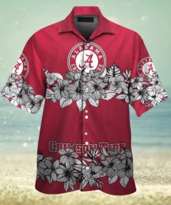 Crimson Tide Alabama Short Sleeve Hawaiian Tropical Shirt Unique Design