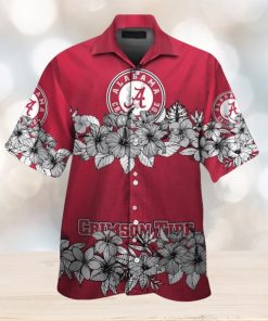 Crimson Tide Alabama Short Sleeve Hawaiian Tropical Shirt Unique Design