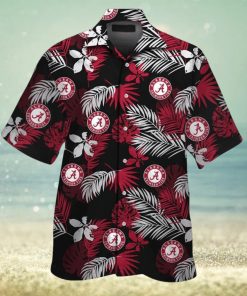 Crimson Tide Alabama Tropical Design Hawaiian Short Sleeve Unique Shirt