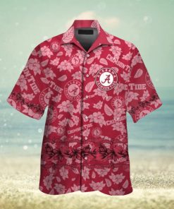 Crimson Tide Alabama Tropical Hawaiian Short Sleeve Shirt