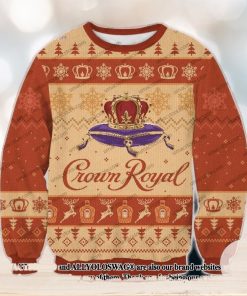 Crown Royal Honey Ugly Christmas Sweater