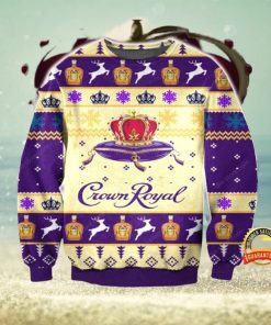 Crown Royal Knitting Pattern Ugly Christmas Holiday Sweater