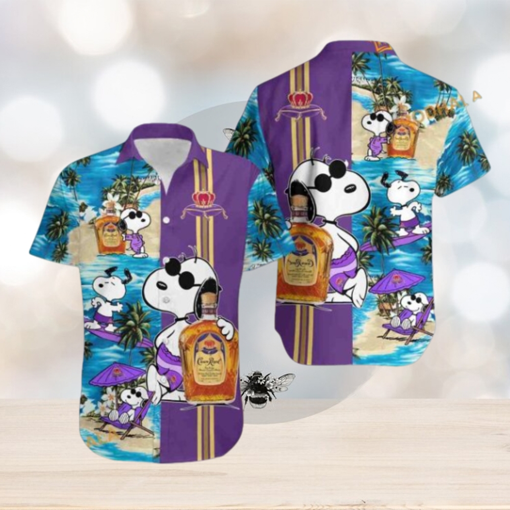 Crown Royal Snoopy Dog Hawaiian Shirt, Ideal Snoopy Present Crown Royal Snoopy Dog Hawaiian Shirt, Ideal Snoopy Present
