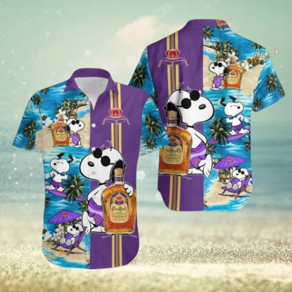 Crown Royal Snoopy Dog Hawaiian Shirt, Ideal Snoopy Present Crown Royal Snoopy Dog Hawaiian Shirt, Ideal Snoopy Present
