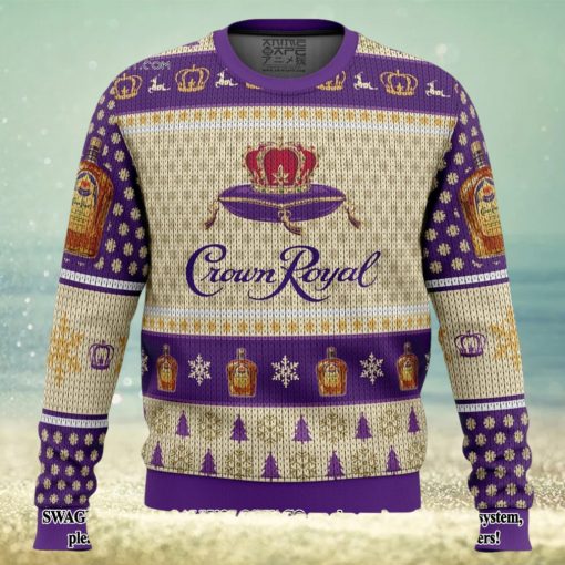 Crown Royal Whiskey Woolen Christmas Ugly Sweater