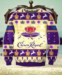 Crown royal whiskey Wool Holiday Sweater