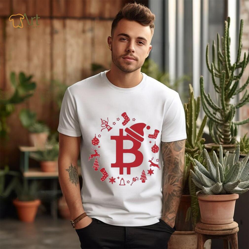 Crypto hunters TV show crypto hunters Christmas bitcoin santa hat shirt Crypto hunters TV show crypto hunters Christmas bitcoin santa hat shirt