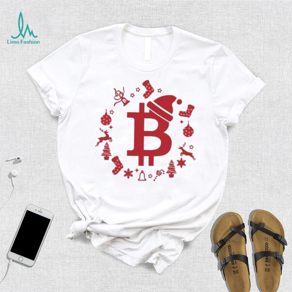 Crypto hunters TV show crypto hunters Christmas bitcoin santa hat shirt Crypto hunters TV show crypto hunters Christmas bitcoin santa hat shirt