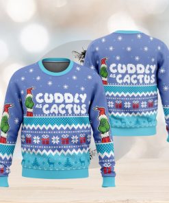 Cuddly as a Cactus Grinch Ugly Christmas Sweater