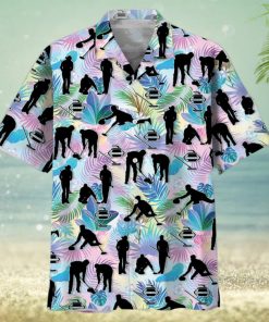 Curling Tropical Hawaiian Shirt