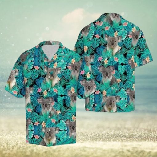 Custom 3D Cricket Koala Funny Lover Cricket And Koala Summer Beach Hawaiian