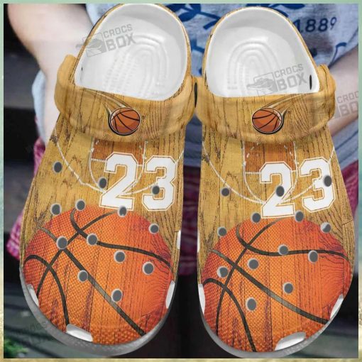 Custom Basketball Court Crocs Kids