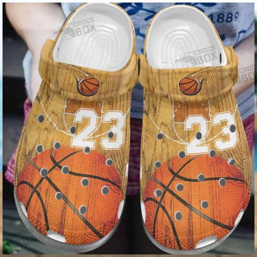 Custom Basketball Court Crocs Kids