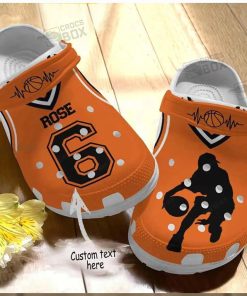 Custom Basketball Legends Orange Crocs