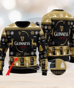 Custom Guinness Christmas Sweater Logo Guinness Beer Gift