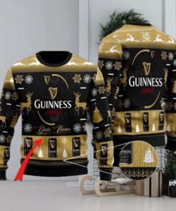 Custom Guinness Christmas Sweater Logo Guinness Beer Gift