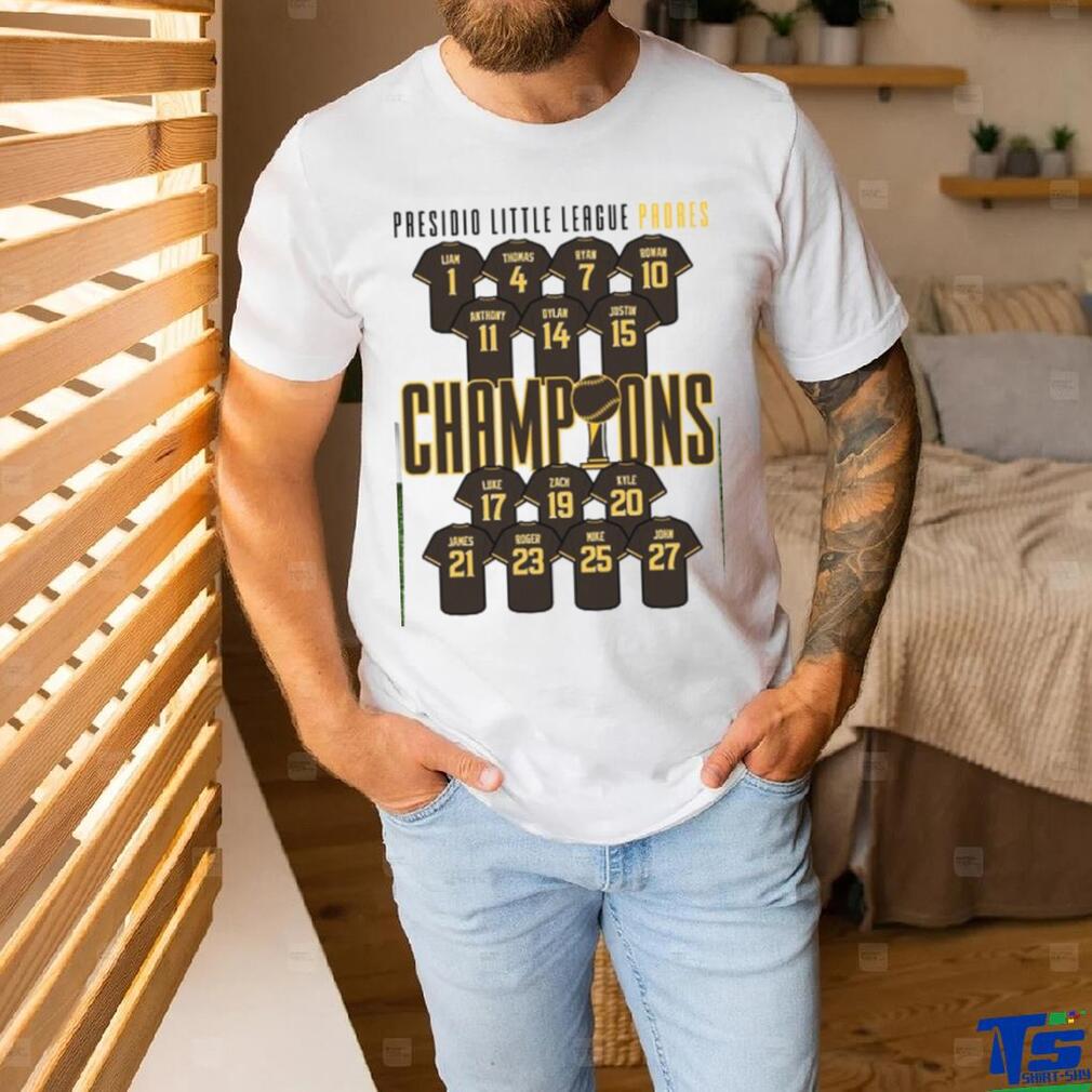 Custom Little League Champions T Shirt Custom Little League Champions T Shirt